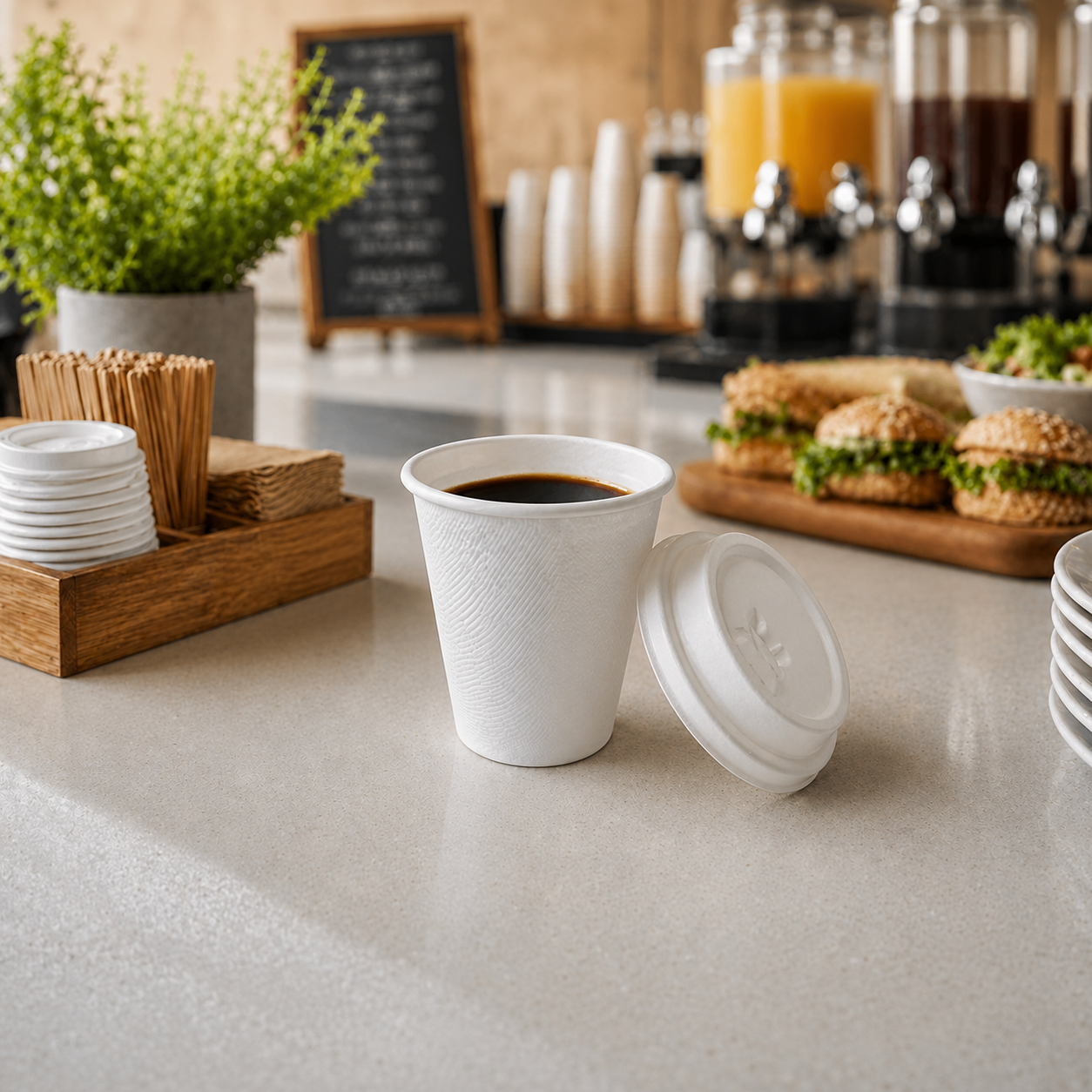 Sugarcane Bagasse Cups